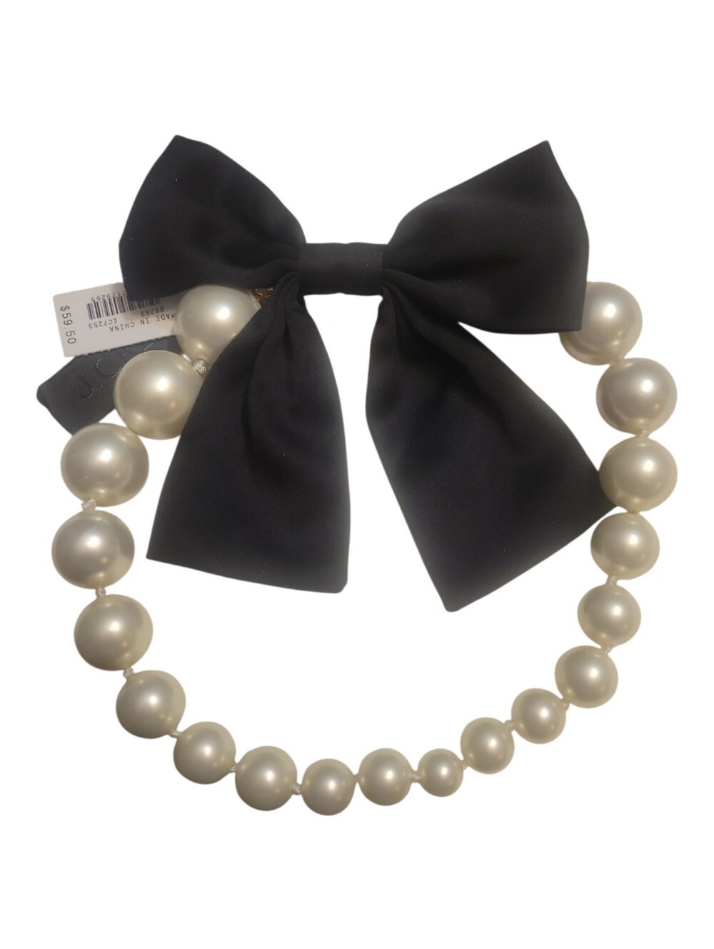 J. Crew Dramatic Bow Necklace